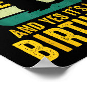 Happy Groundhog Day And Yes It’s My Birthday Funny Poster (Ecke)