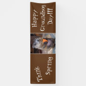 Happy Groundhog Day Banner (Vertikal)