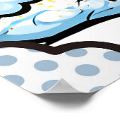 Happy Groundhog Day  Funny Backdrop Poster (Ecke)