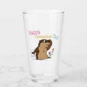 Happy Groundhog Day Glas (Vorderseite)