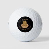 Happy Groundhog Day Golfball (Vorderseite)