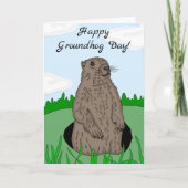 Happy Groundhog Day Karte (Vorderseite)