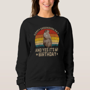 Happy Groundhog Day Lovers Kostüme Boys Girls Wome Sweatshirt