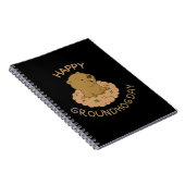Happy Groundhog Day Notizblock (Rechte Seite)