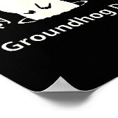 Happy Groundhog Day  Poster (Ecke)