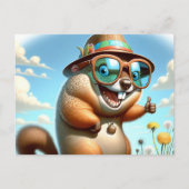 Happy Groundhog Day Postkarte (Vorderseite)