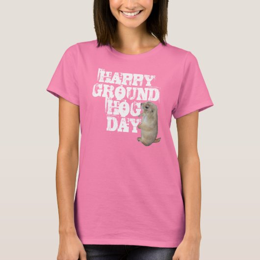 HAPPY GROUNDHOG DAY T-Shirt (Vorderseite)