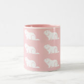 Happy Groundhog Day Zweifarbige Tasse (Mittel)