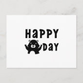 Happy Groundhog's Day Postkarte (Vorderseite)