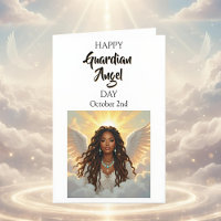 Happy Guardian Angel Day | (Afroamerikaner)