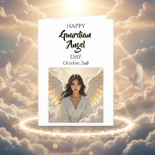 Happy Guardian Angel Day   (asiatisch) Karte