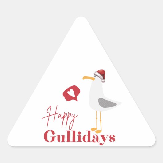 Happy Gullidays Sticker (Vorderseite)
