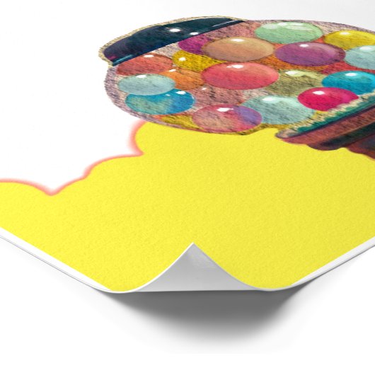 Happy Gumballs Poster (Ecke)