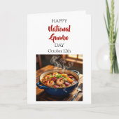 Happy Gumbo Day | 12. Oktober Karte (Vorderseite)