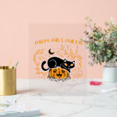 Happy Hal Cat Liebe Acrylschild (Hochzeit)