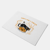 Happy Hal Cat Liebe Fußmatte (Schrägansicht)