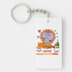 Happy Hallo vielen Dank an Mas Elephant Erntedank Schlüsselanhänger