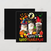 Happy HalloDankeMas Cats (Vorne/Hinten)