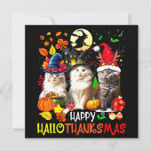 Happy HalloDankeMas Cats (Vorderseite)