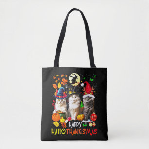 Happy HalloDankeMas Cats Tasche