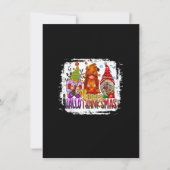 Happy HalloDankeMas Gnome Halloween Weihnachten al Einladung (Vorderseite)