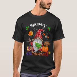 Happy HalloDankeMas Gnome T-Shirt