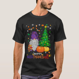 Happy HalloDankeMas Gnomes T-Shirt