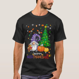 Happy HalloDankeMas Gnomes T-Shirt