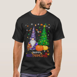 Happy HalloDankeMas Gnomes T-Shirt