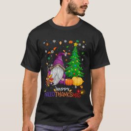 Happy HalloDankeMas Gnomes T-Shirt