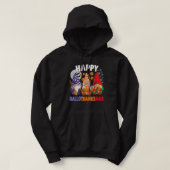 Happy HalloDankeMas Halloween Erntedank Christ Hoodie (Design vorne)
