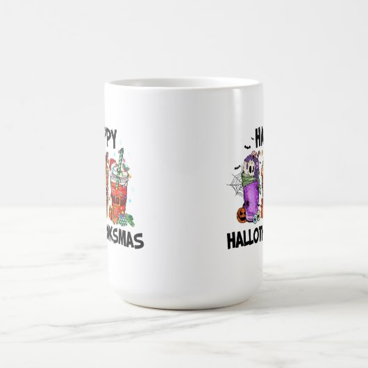 Happy HalloDankeMas Kaffeetasse (Mittel)