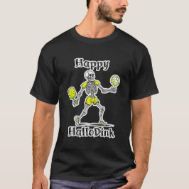 Happy Hallodink | Halloween und Pickleball Pub T-Shirt