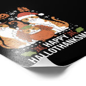 Happy Hallothanksmas Cats Halloween Fotodruck (Ecke)