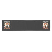 Happy Hallothanksmas Cats Halloween Kurzer Tischläufer (Horizontal)