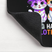 Happy Hallothanksmas Cats Halloween Thanksgiving C Mousepad (Ecke)