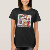 Happy Hallothanksmas Coffee Latte Halloween Thanks T-Shirt (Vorderseite)