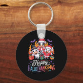 Happy Hallothanksmas Cows For Farmer Schlüsselanhänger (Vorderseite)