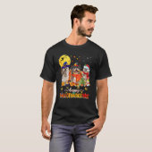 Happy Hallothanksmas Cute Shih Tzu Wizard Hat Turk T-Shirt (Vorne ganz)