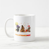 Happy Hallothanksmas Dackel Hund Lover Halloween Kaffeetasse (Links)