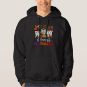 Happy HalloThanksMas Dental Boo Crew Dentist Assis Hoodie (Vorderseite)