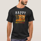 Happy Hallothanksmas Frenchie Cute French Bulldog  T-Shirt (Vorderseite)