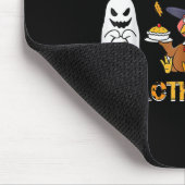 Happy Hallothanksmas Funny Halloween Erntedank Mousepad (Ecke)