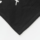 Happy Hallothanksmas Funny Halloween Thanksgiving Fleecedecke (Ecke)