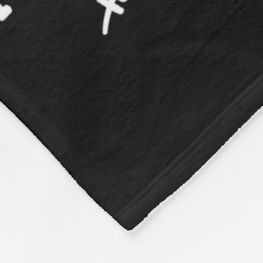 Happy Hallothanksmas Funny Halloween Thanksgiving  Fleecedecke (Ecke)