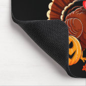 Happy Hallothanksmas Funny Halloween Thanksgiving  Mousepad (Ecke)