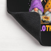 Happy Hallothanksmas Gnome Halloween Erntedank Mousepad (Ecke)