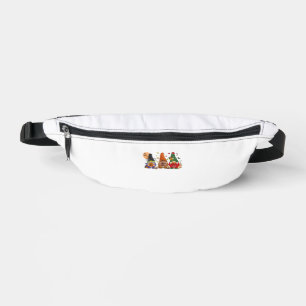 Happy Hallothanksmas Gnomes Halloween Erntedank Bauchtasche
