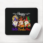 Happy Hallothanksmas Gnomes Halloween Erntedank Mousepad (Mit Mouse)
