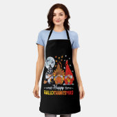 Happy Hallothanksmas Gnomes Halloween Erntedank Schürze (Getragen)